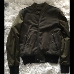Lanvin olive mix NWT bomber orig $1900 new S-M